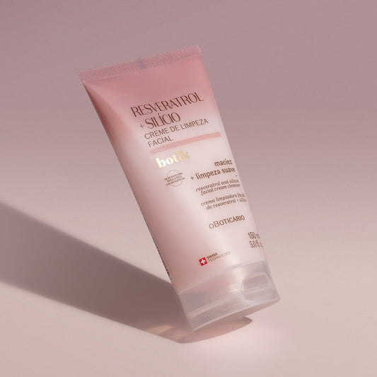 Creme de Limpeza Facial Resveratrol + Silício Botik, 150ml