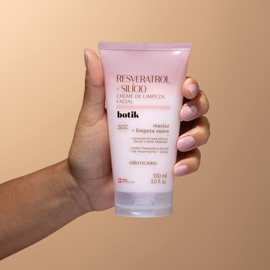 Creme de Limpeza Facial Resveratrol + Silício Botik, 150ml