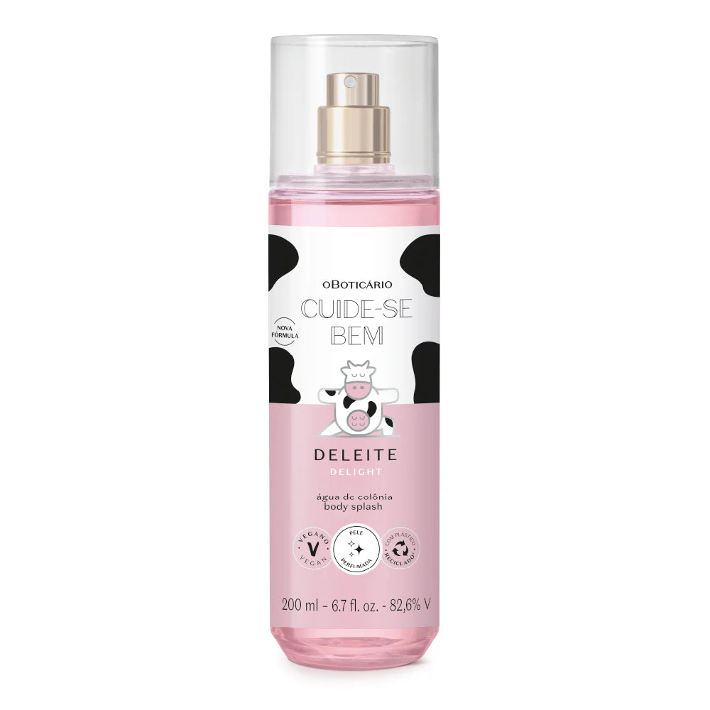 Body Splash Deleite Cuide-se Bem by Boticário, 200ml