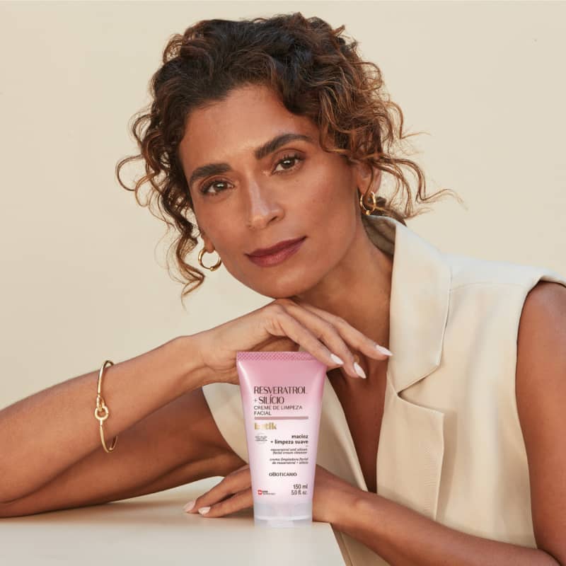 Creme de Limpeza Facial Resveratrol + Silício Botik, 150ml
