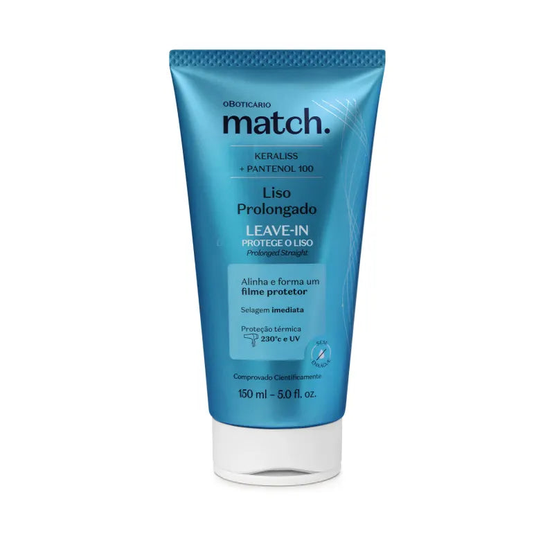 Leave-In Protege Liso Match by Boticário, 150ml