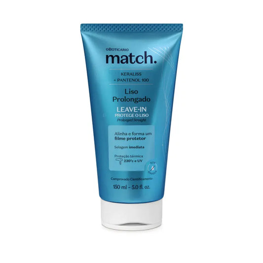 Leave-In Protege Liso Match by Boticário, 150ml