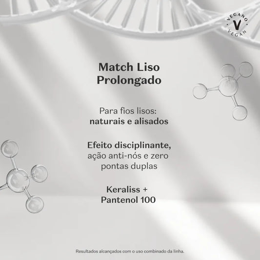 Shampoo Match Liso by Boticário, 300ml