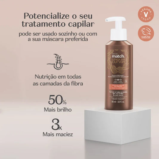 Booster Capilar Nutrição Match Ciência das Curvas by Boticário, 90ml