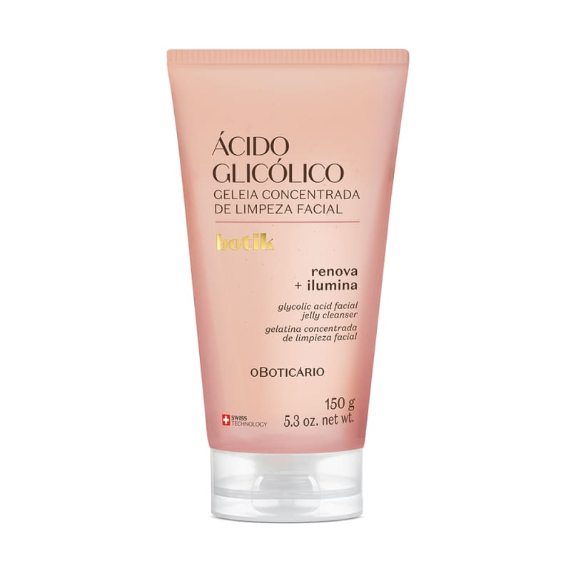 Geleia Concentrada de Limpeza Facial Ácido Glicólico Botik, 150g