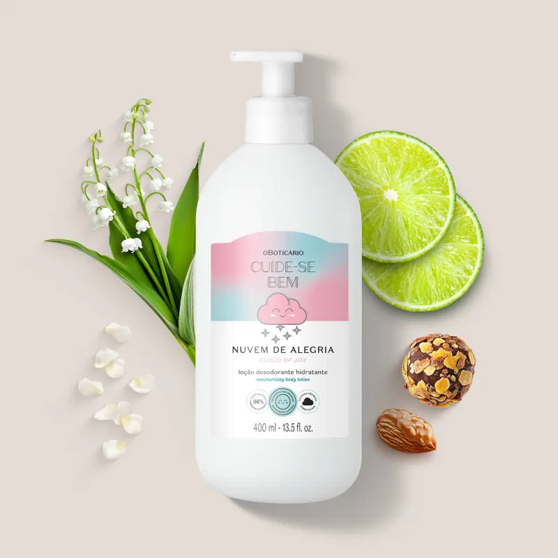 Loção Hidratante corporal Nuvem de Alegria Cuide-se Bem by Boticário, 400ml