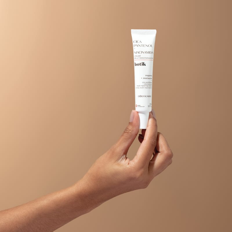 Creme Multireparador Cica Pantenol + Niacinamida Botik, 30ml