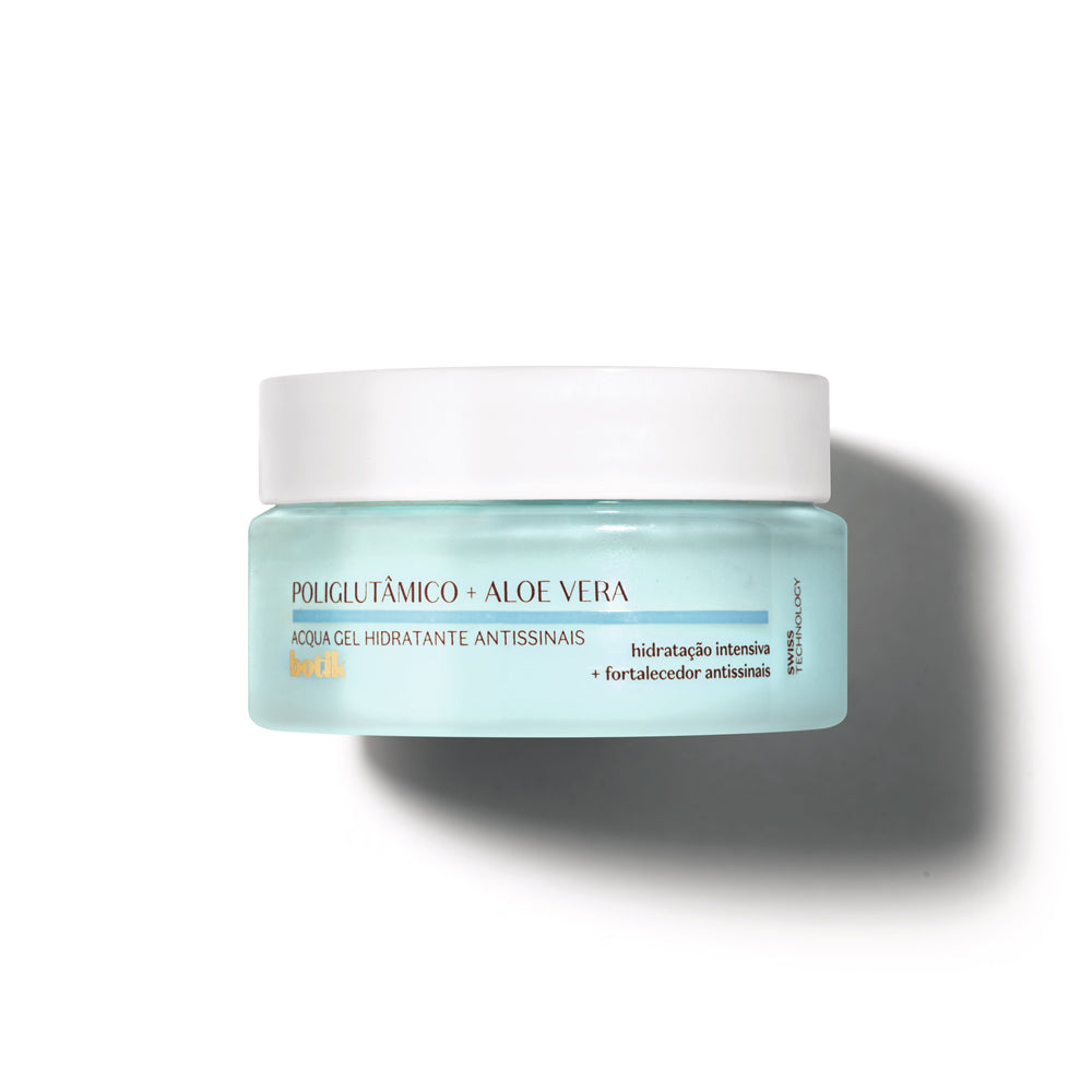 Acqua Gel Hidratante Antissinais Ácido Poliglutâmico + Aloe Vera Botik, 50g