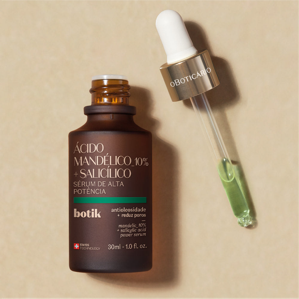 Sérum de Alta Potência Ácido Mandélico + Salicílico Botik, 30ml