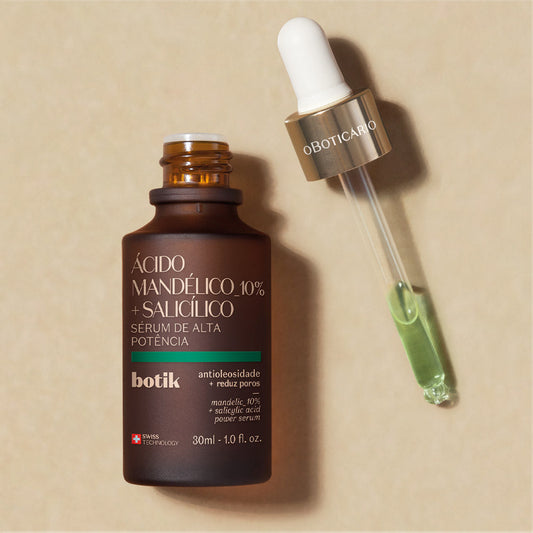 Sérum de Alta Potência Ácido Mandélico + Salicílico Botik, 30ml