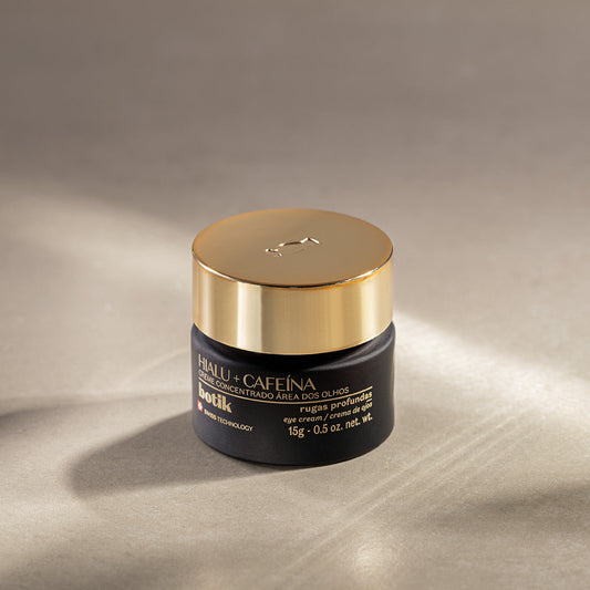 Creme concentrado para olhos com Ácido Hialurónico + Cafeína Botik, 15g