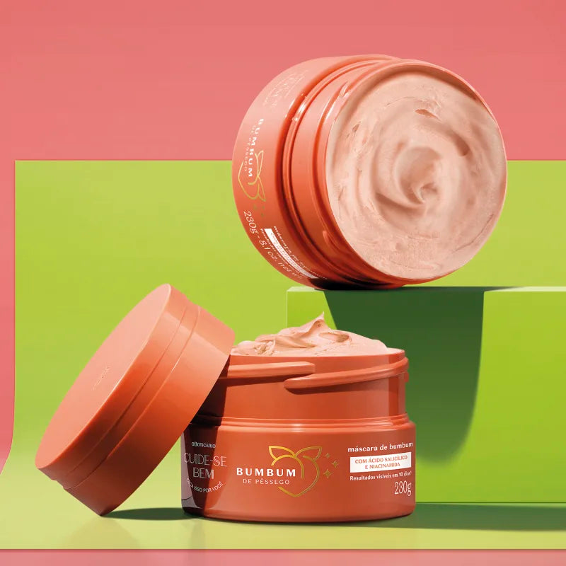Máscara de Bumbum de Pêssego Cuide-se Bem by Boticário, 230g