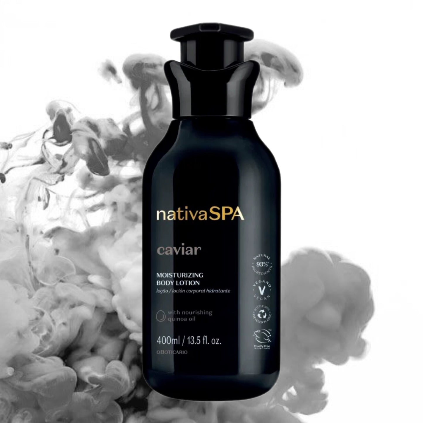 Loção Hidratante corporal Caviar Nativa Spa, 400ml