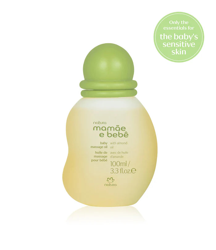 Óleo de Massagem Mamãe & Bébé Natura, 100ml