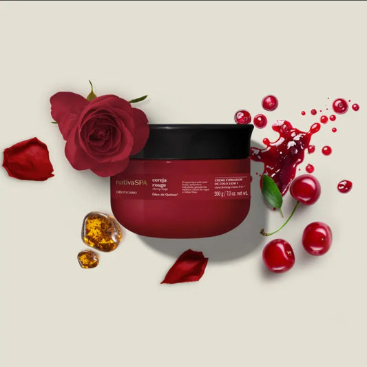 Creme Reafirmador do Colo Cereja Rouge Nativa Spa, 200g