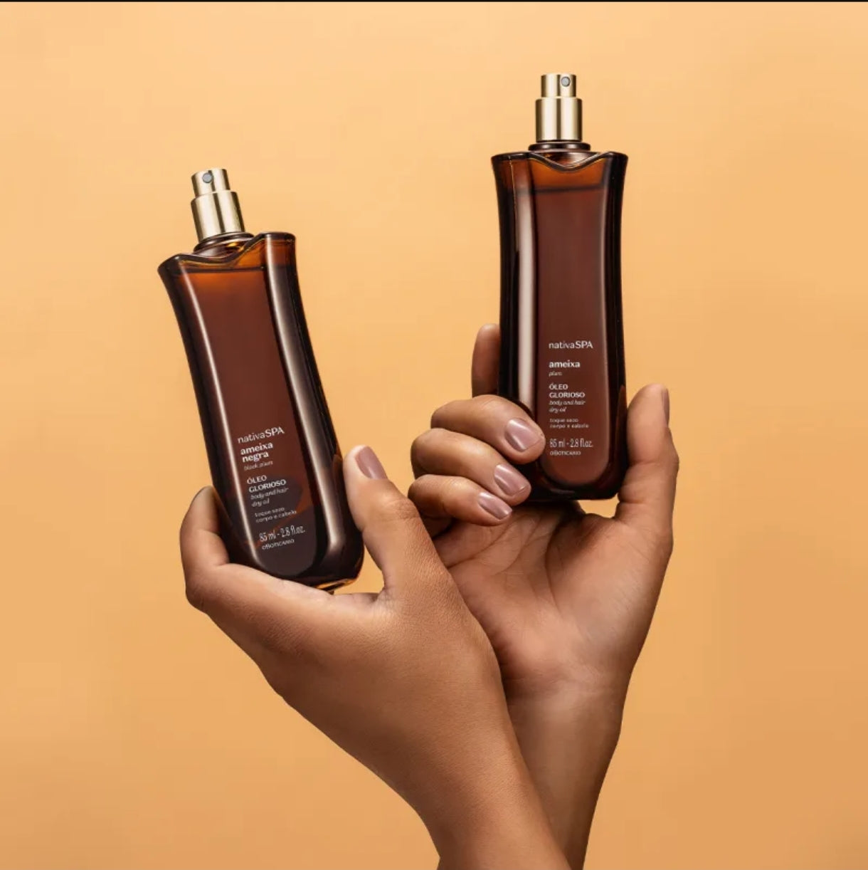 Óleo Multifuncional corpo e cabelo Ameixa Nativa Spa, 85ml