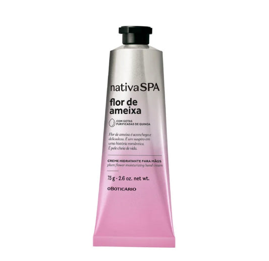 Creme Hidratante para mãos Flor de Ameixa Nativa Spa, 75g
