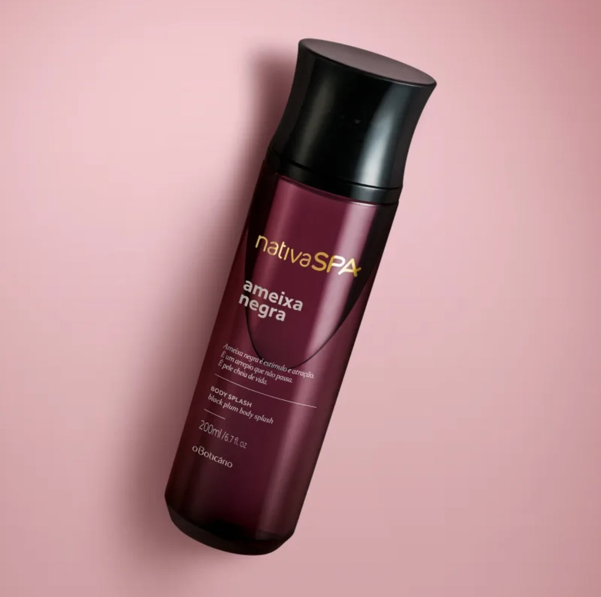Body Splash Ameixa Negra Nativa Spa, 200ml