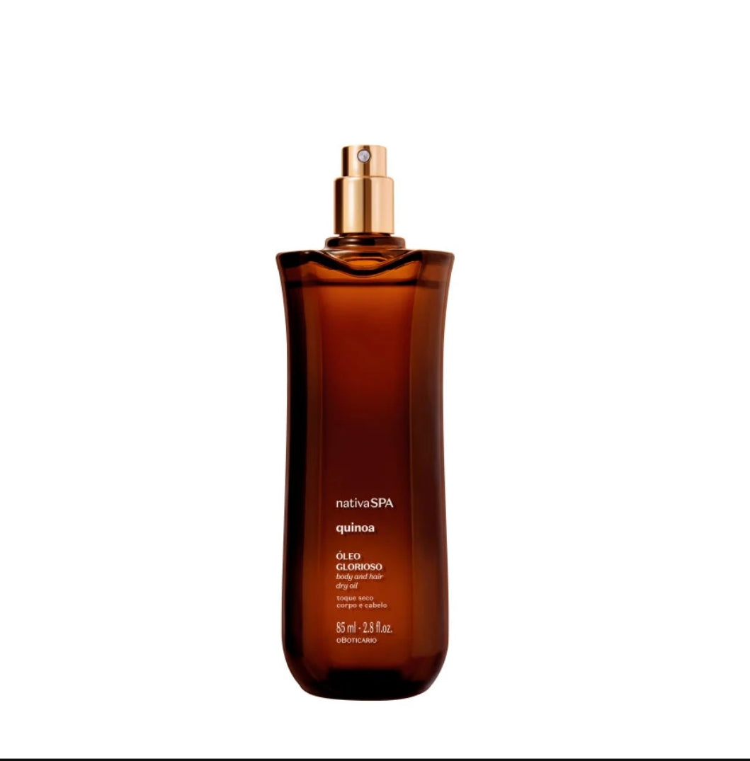 Óleo Multifuncional corpo e cabelo Quinoa Nativa Spa, 85ml