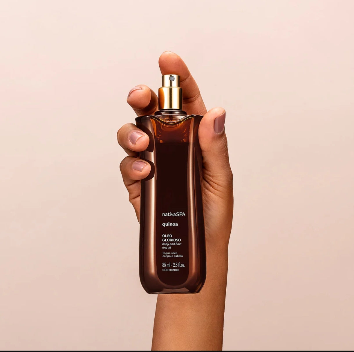 Óleo Multifuncional corpo e cabelo Quinoa Nativa Spa, 85ml