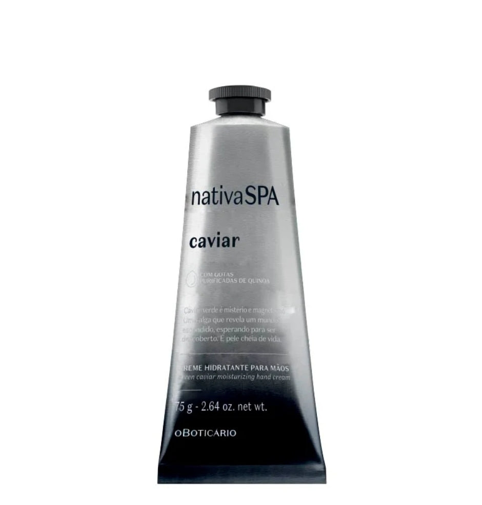 Creme Hidratante para mãos Caviar Nativa Spa, 75g