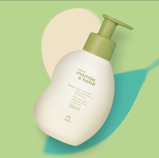 Shampoo Natural Suave para Bebé Mamãe & Bebé Natura, 200ml