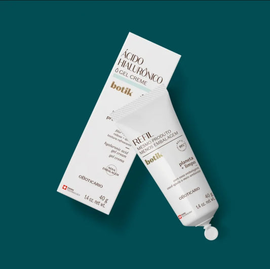 Refil Creme Facial Firmador com Ácido Hialurónico Botik, 40g