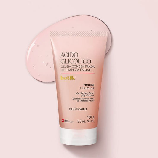 Geleia Concentrada de Limpeza Facial Ácido Glicólico Botik, 150g