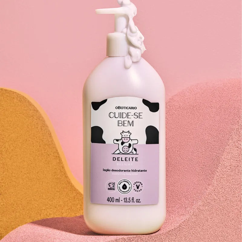 Loção Hidratante corporal Deleite Cuide-se Bem by Boticário, 400ml