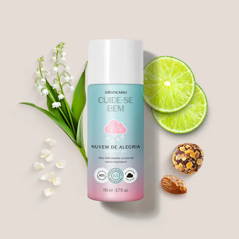 Óleo Hidratante corporal Nuvem de Alegria Cuide-se Bem by Boticário, 110ml