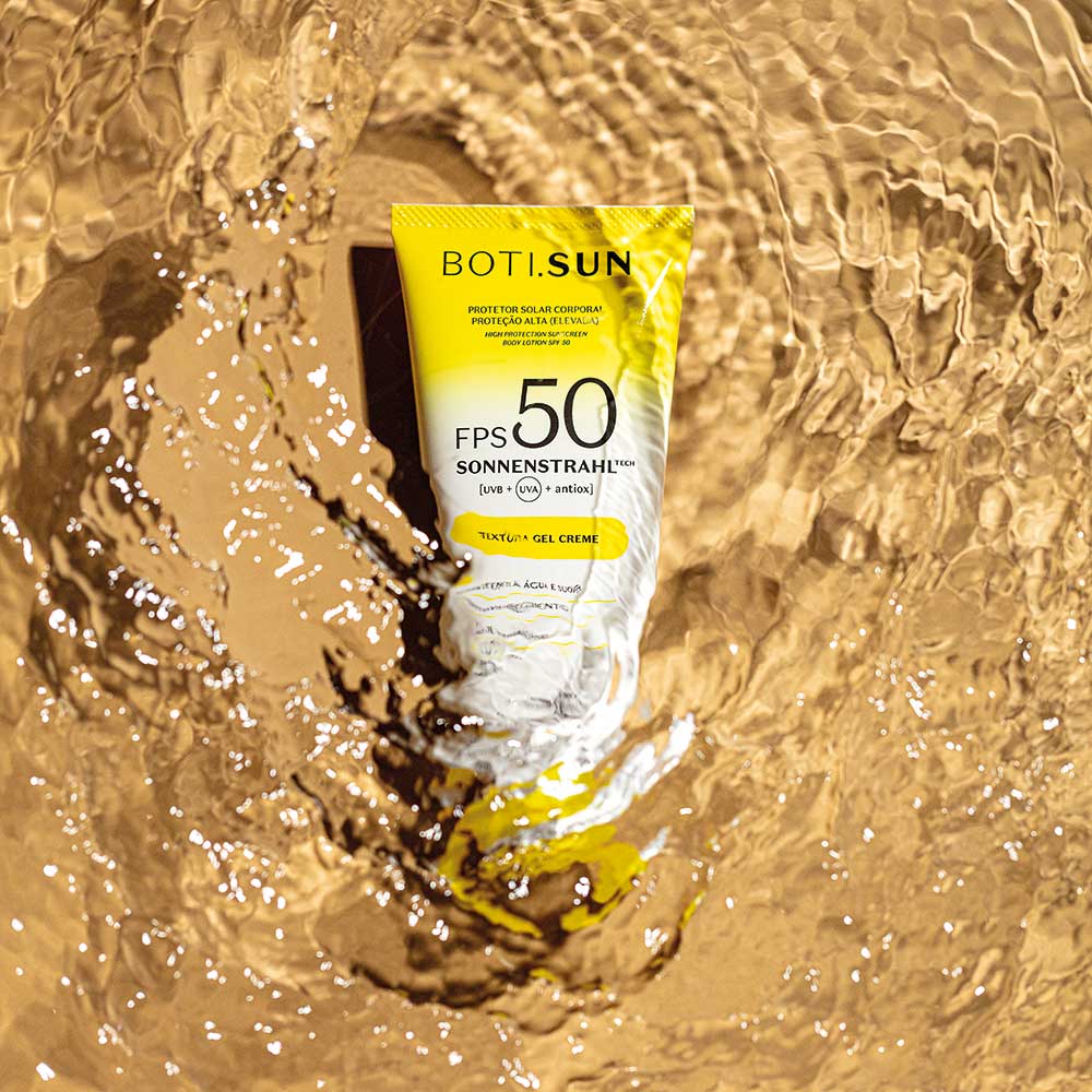 Boti Sun Protetor Solar corporal Gel Creme FSP 50, 200g