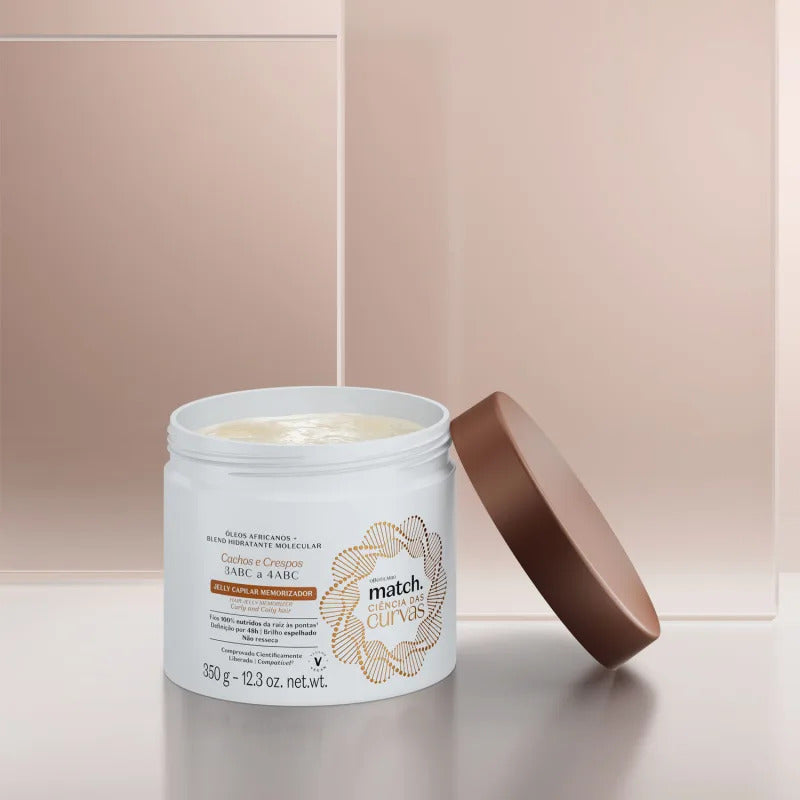 Jelly Capilar Memorizador Match Ciência das Curvas by Boticário, 350 g