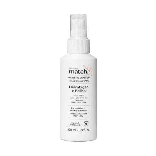 Fluido de Brilho Capilar Match Hidratação e Brilho by Boticário, 100ml