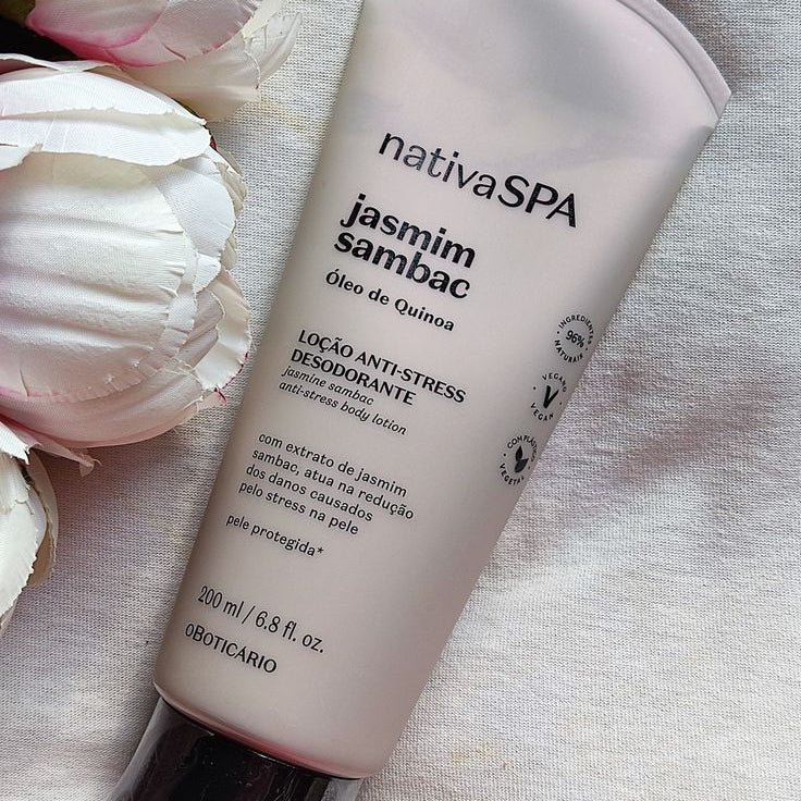 Sabonete Líquido Esfoliante corporal Anti-stress Jasmim Sambac Nativa Spa, 175ml