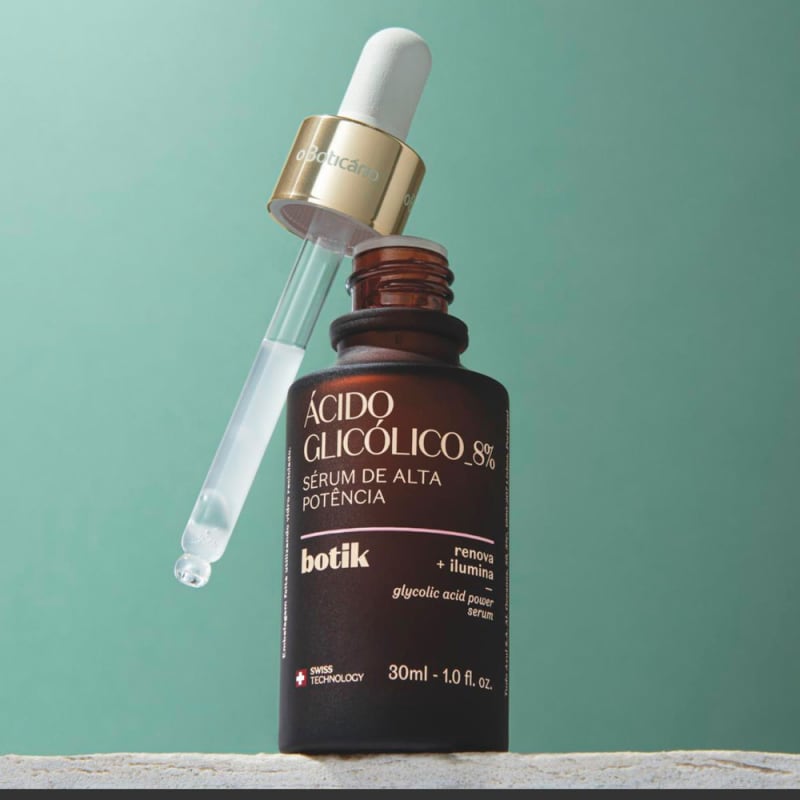 Sérum de Alta Potência Ácido Glicólico 8% Botik, 30ml