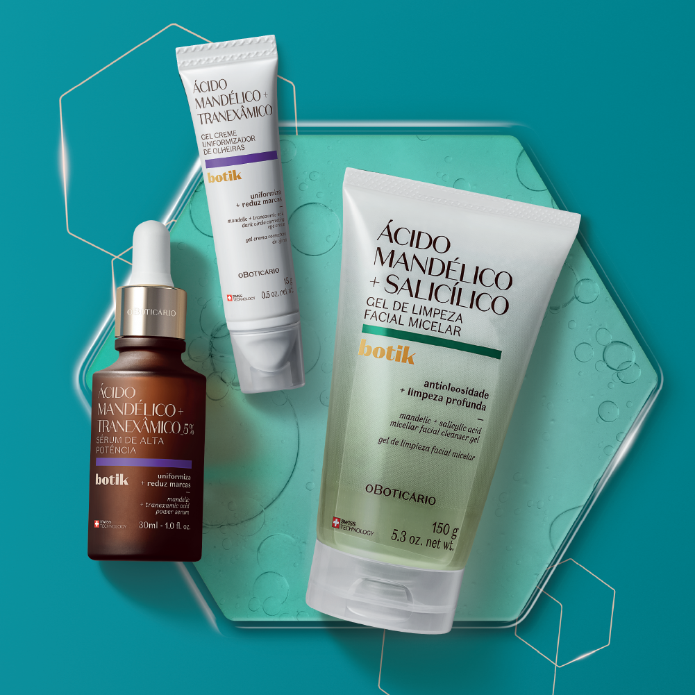 Gel de Limpeza Facial Micelar Ácido Mandélico + Salicílico Botik, 150g